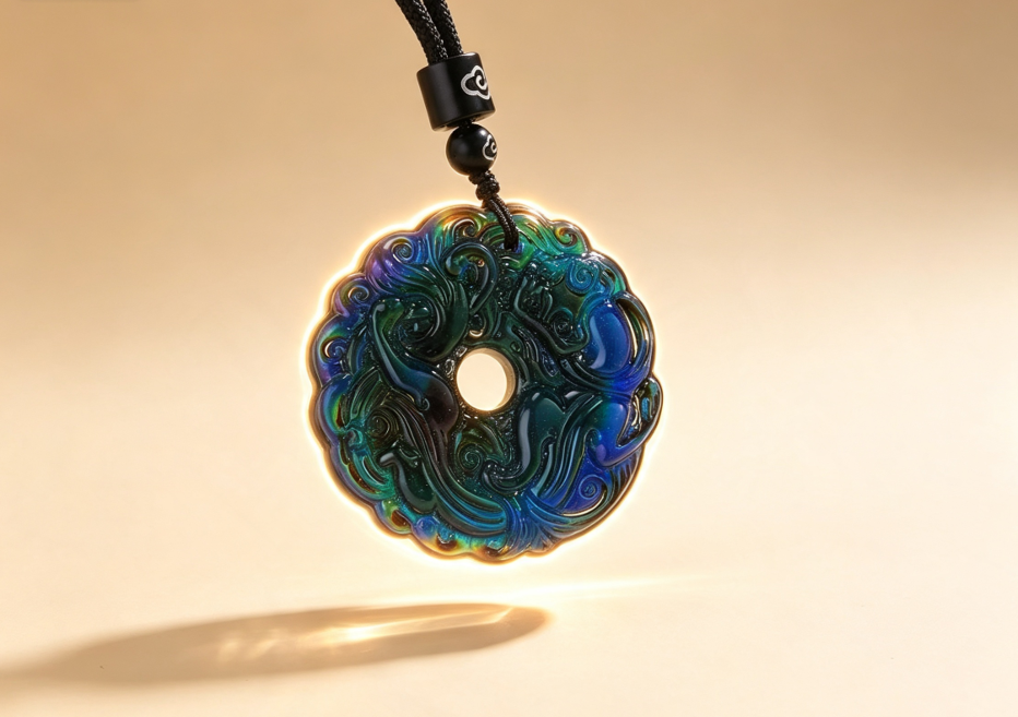 3. Colour-Changing Lucky Pendant – A Symbol of Prosperity, Balance & Wellbeing