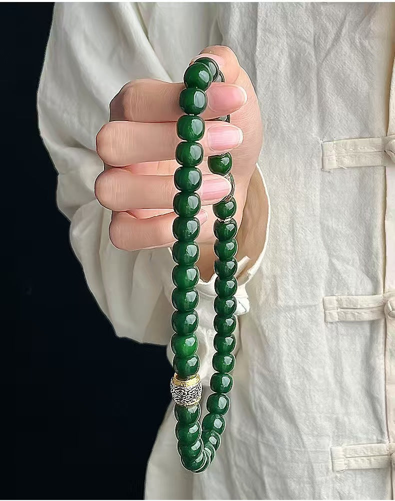 2.The Ultimate Green Bodhi Bracelet – Our Most Sacred Piece for Protection & Spiritual Elevation
